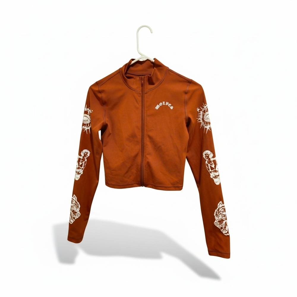 Darcsport Wolves Limited Edition Zip Up Jacket Medium Cropped Graphic 43/500 - Picture 2 of 7